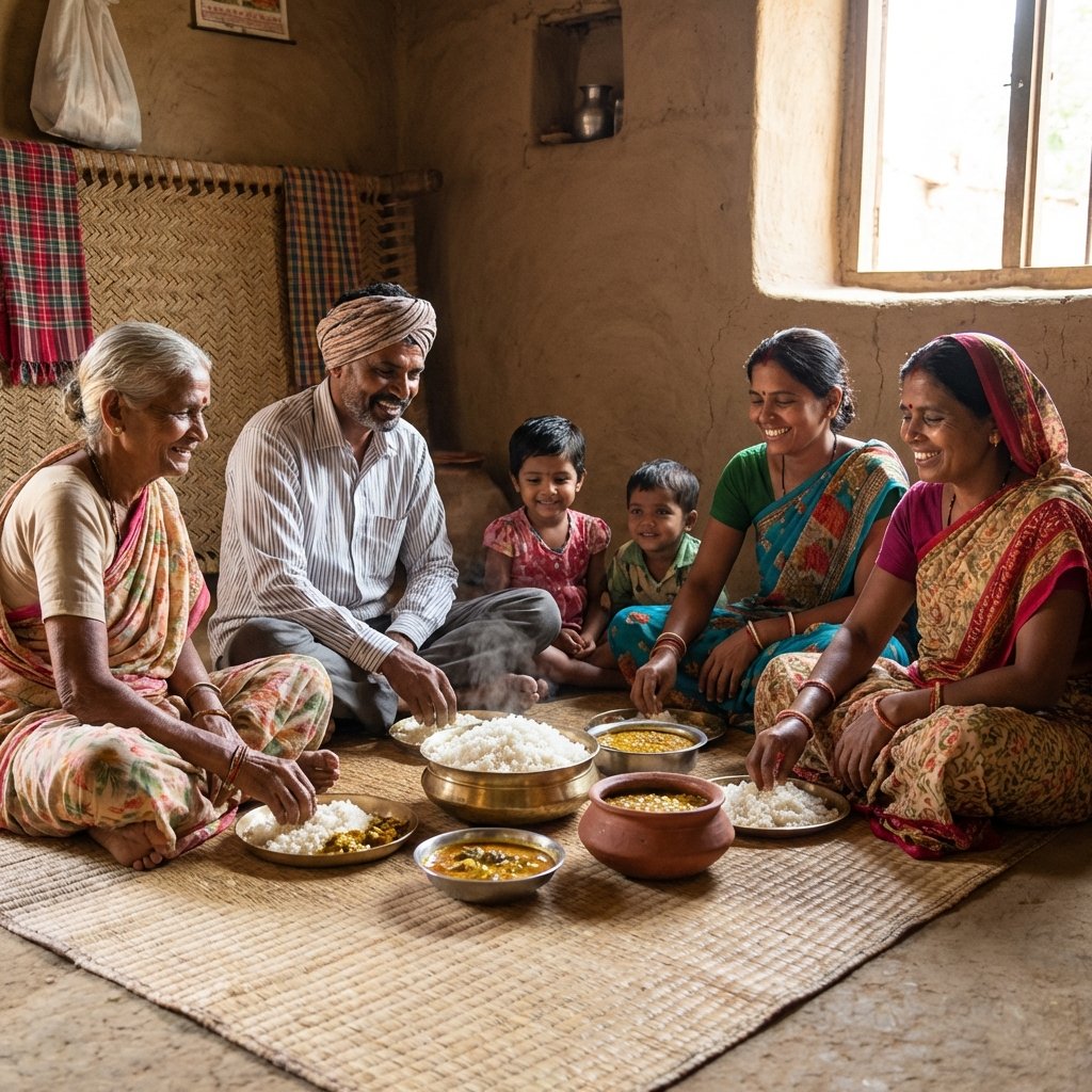Farmers Enjoying Quality Rice